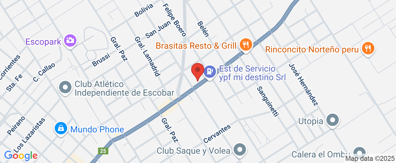 Mapa de la ubicación