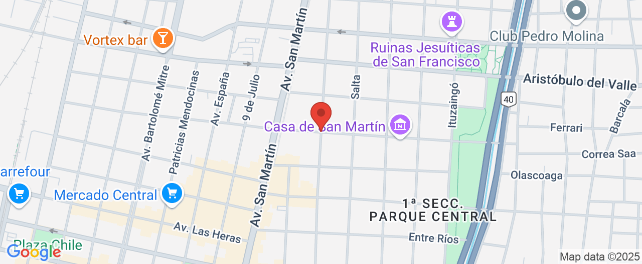 Mapa de la ubicación