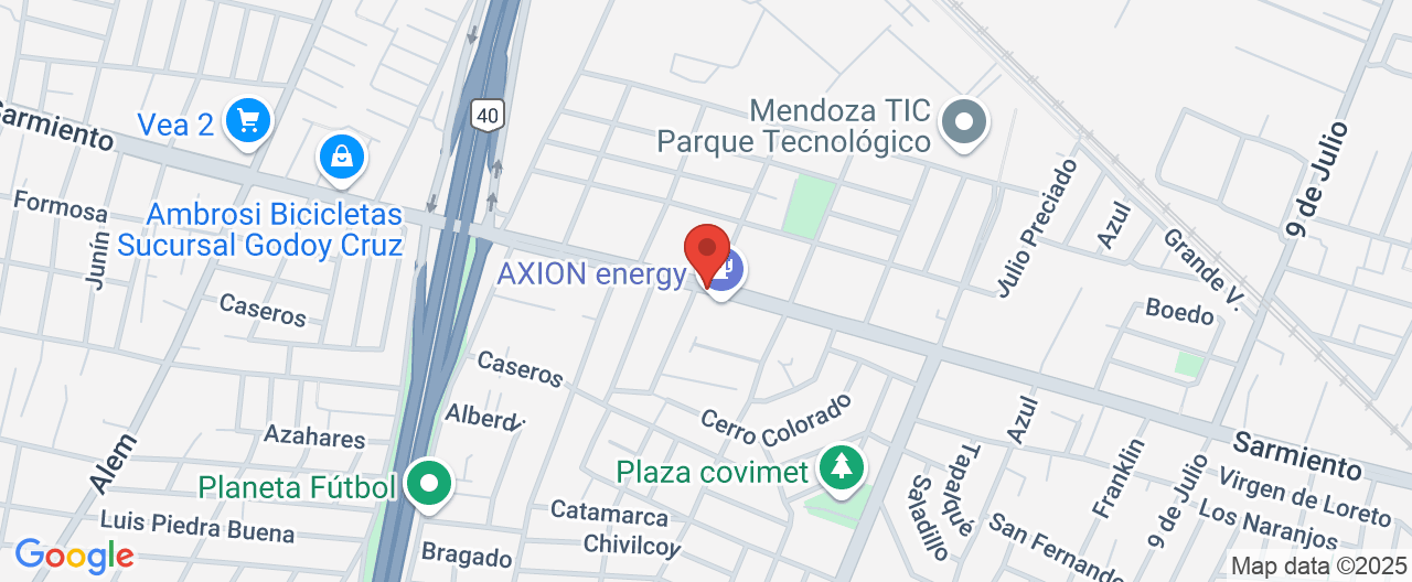 Mapa de la ubicación