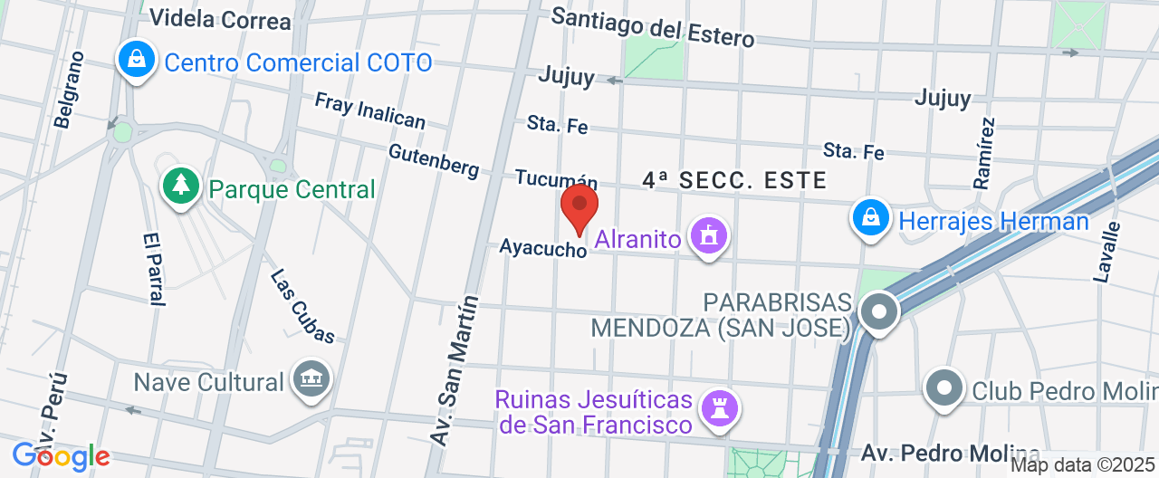 Mapa de la ubicación