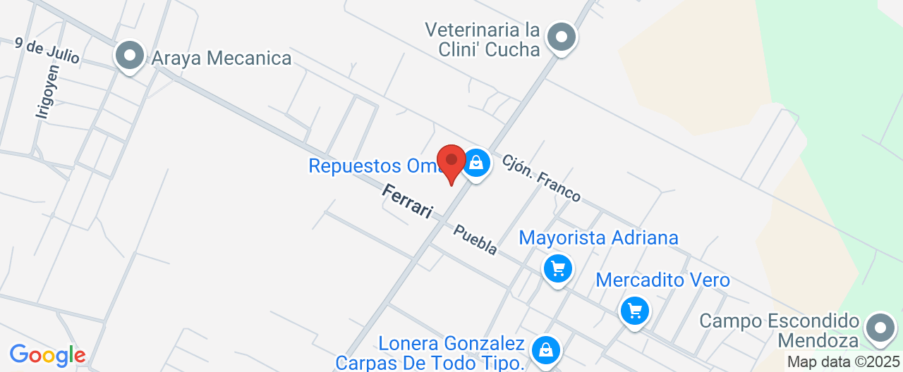 Mapa de la ubicación