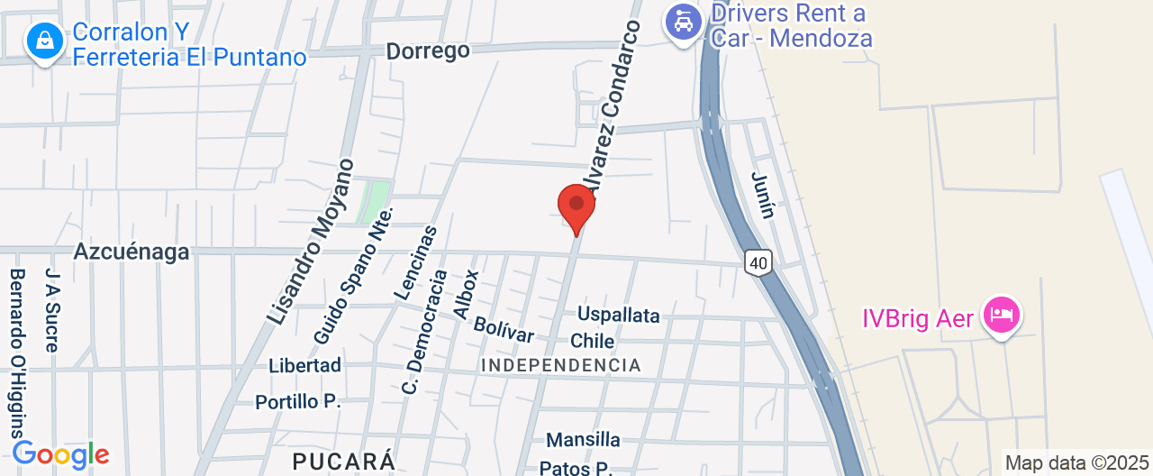 Mapa de la ubicación