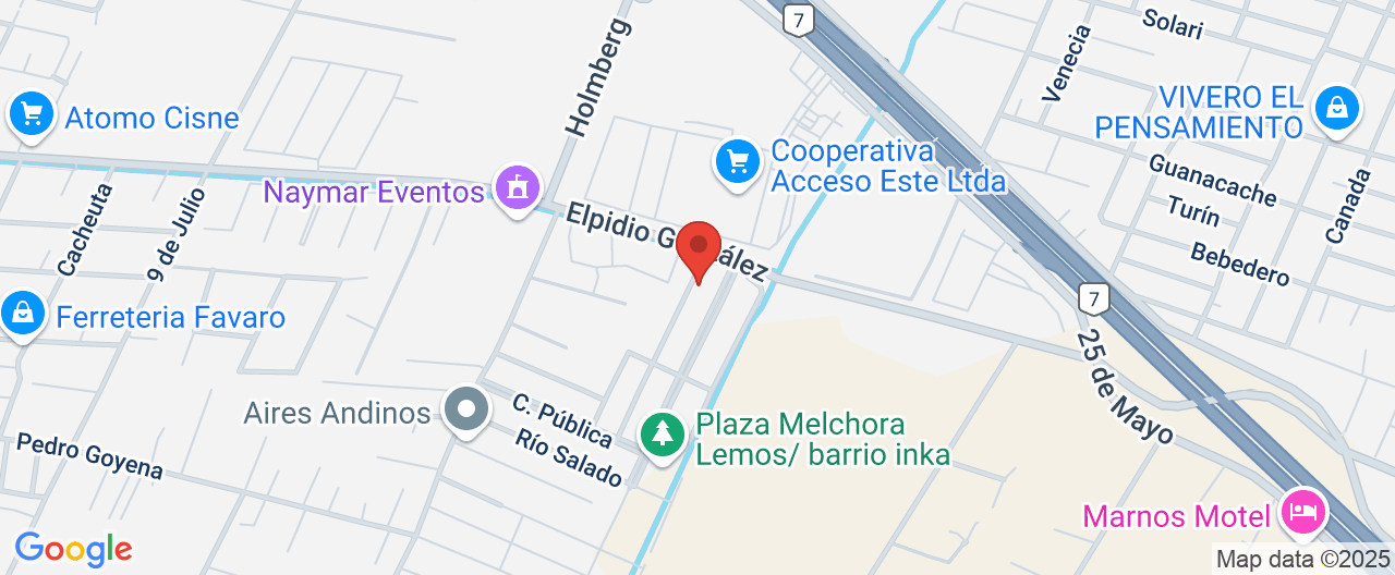 Mapa de la ubicación