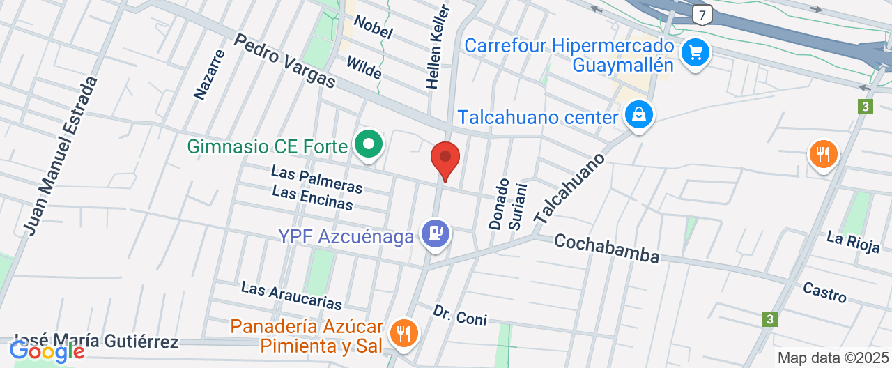 Mapa de la ubicación