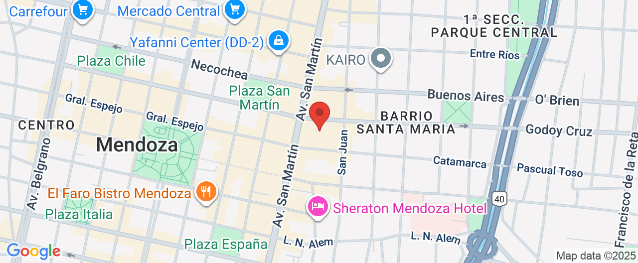 Mapa de la ubicación