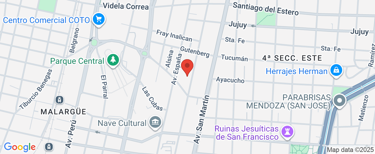 Mapa de la ubicación