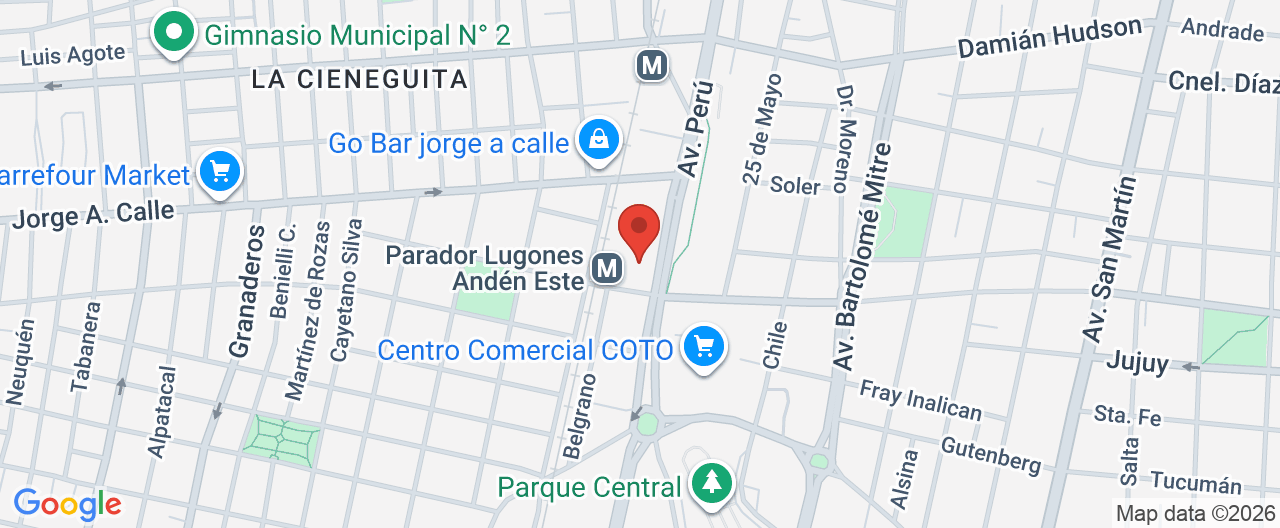Mapa de la ubicación