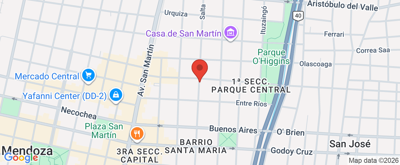 Mapa de la ubicación