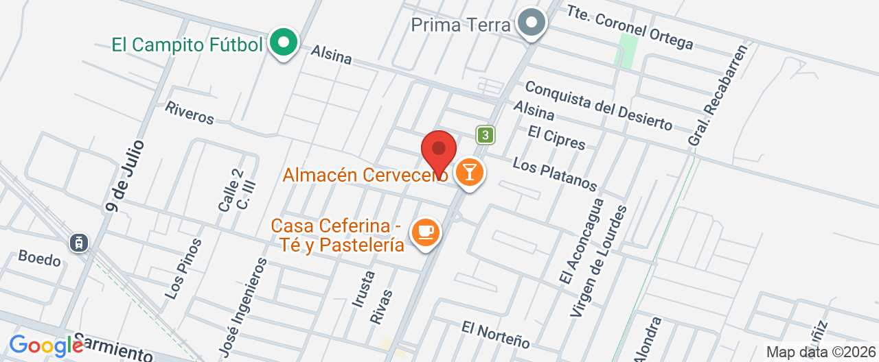 Mapa de la ubicación