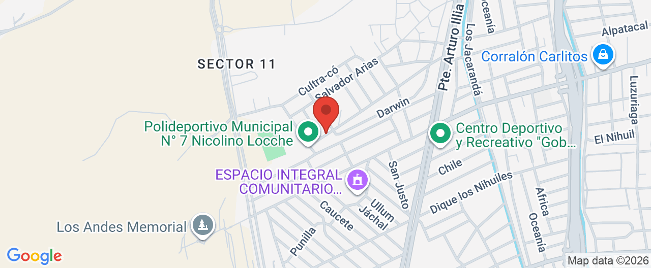 Mapa de la ubicación