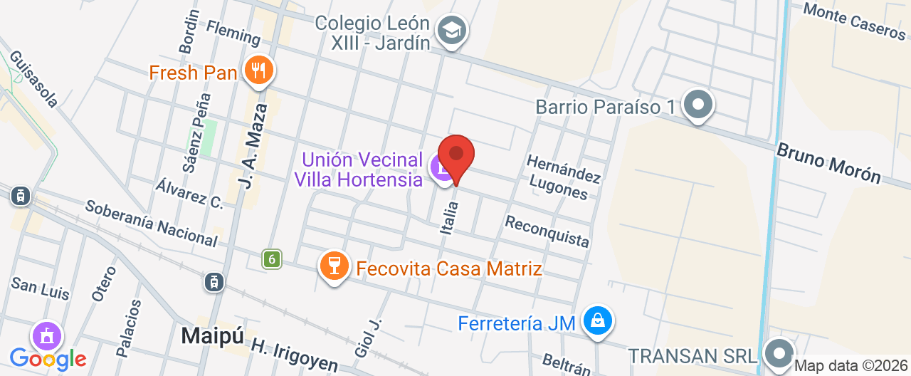 Mapa de la ubicación