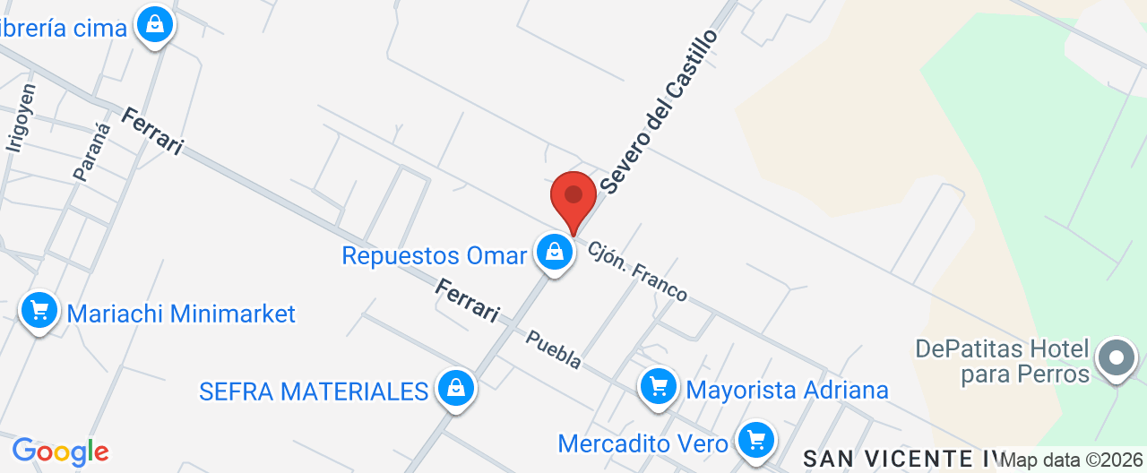 Mapa de la ubicación