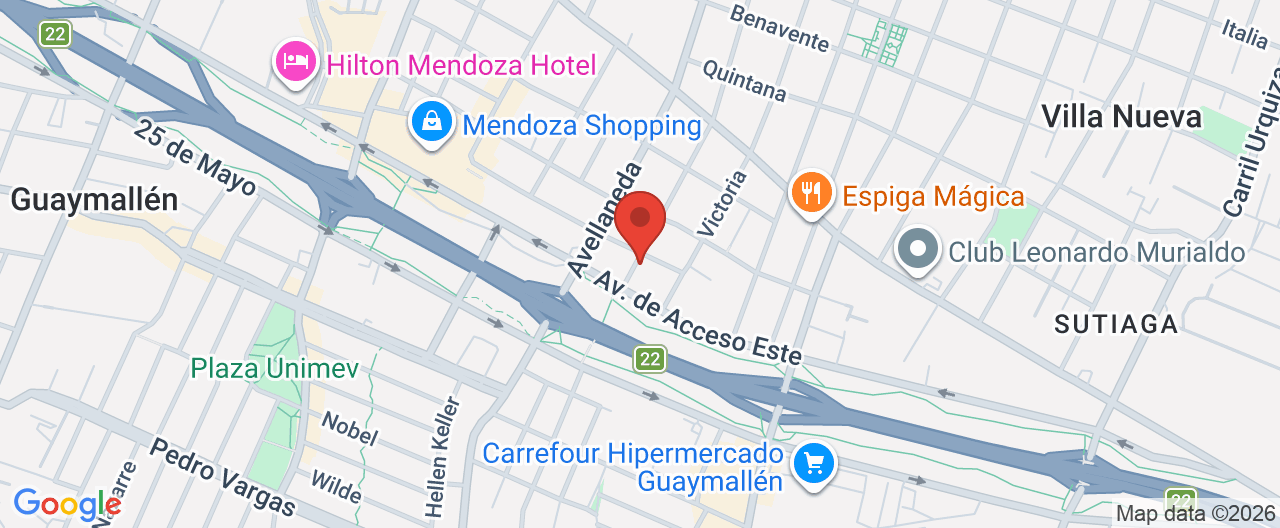 Mapa de la ubicación