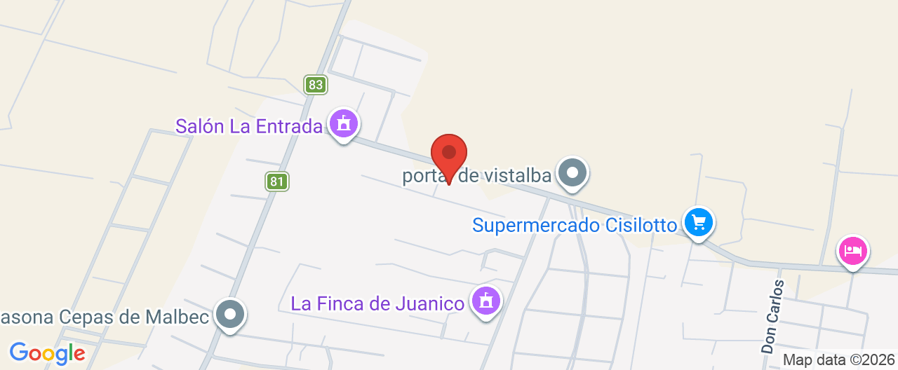 Mapa de la ubicación