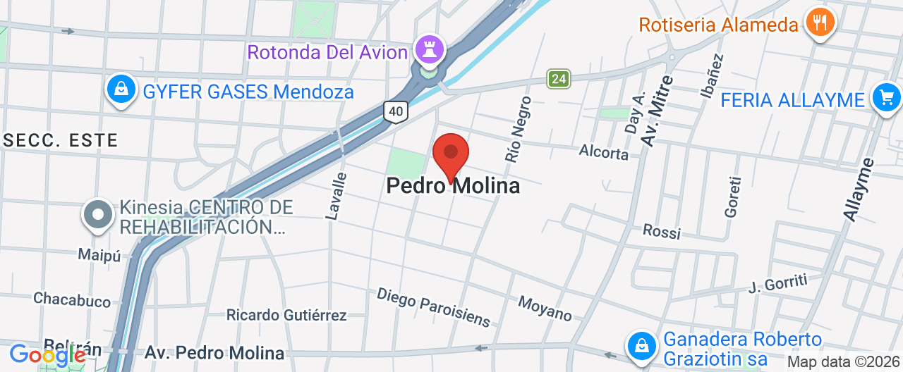 Mapa de la ubicación