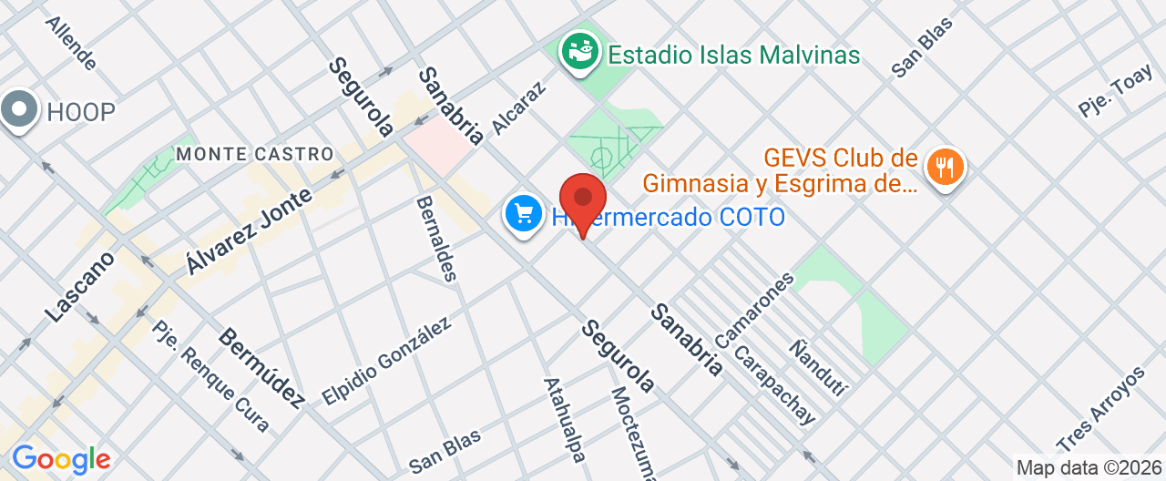 Mapa de la ubicación