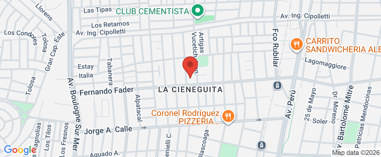 Mapa de la ubicación