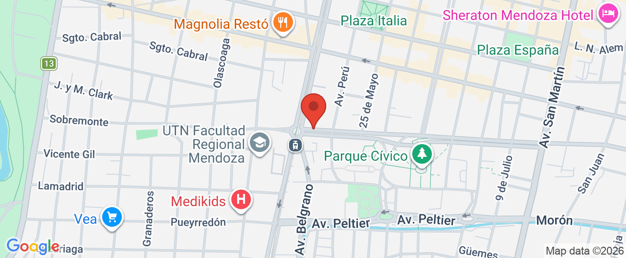 Mapa de la ubicación