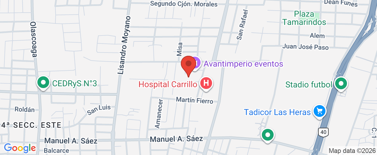Mapa de la ubicación
