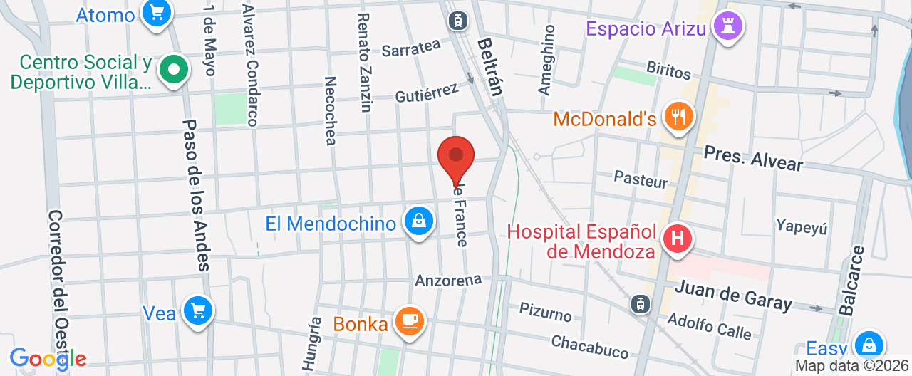 Mapa de la ubicación