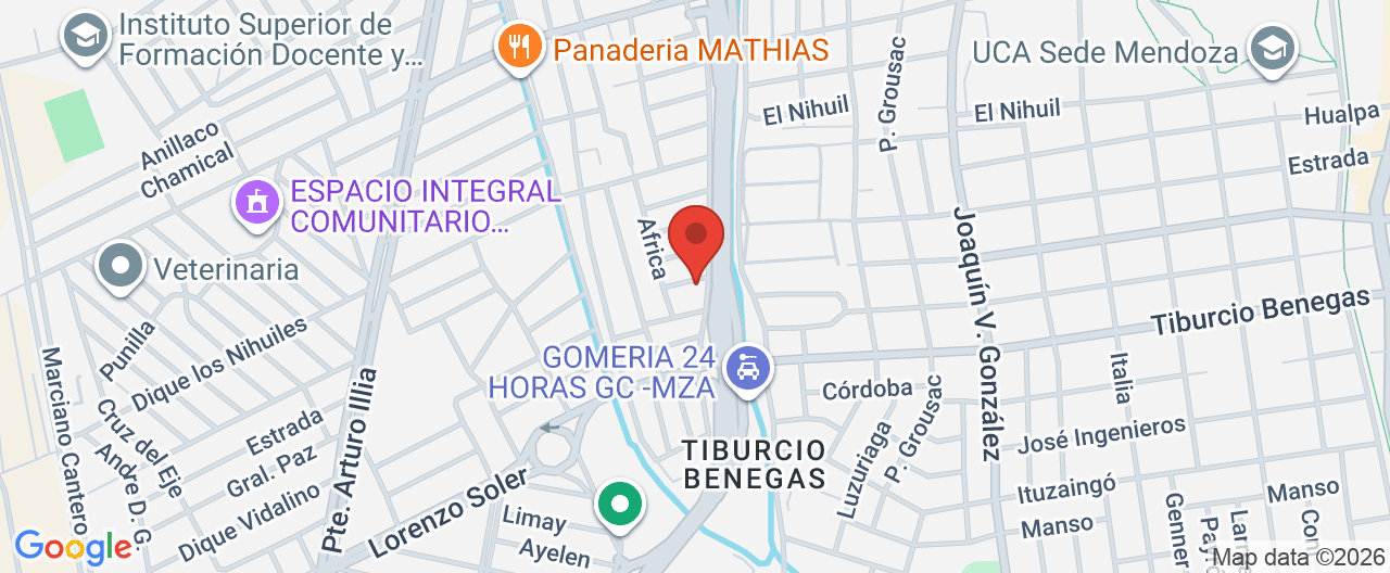 Mapa de la ubicación