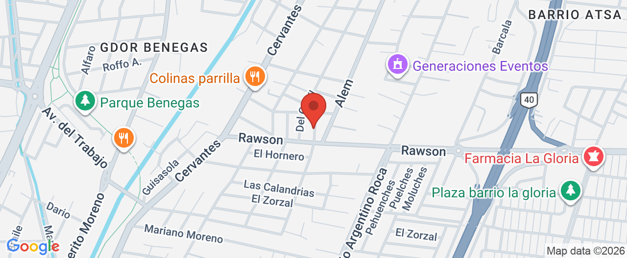 Mapa de la ubicación