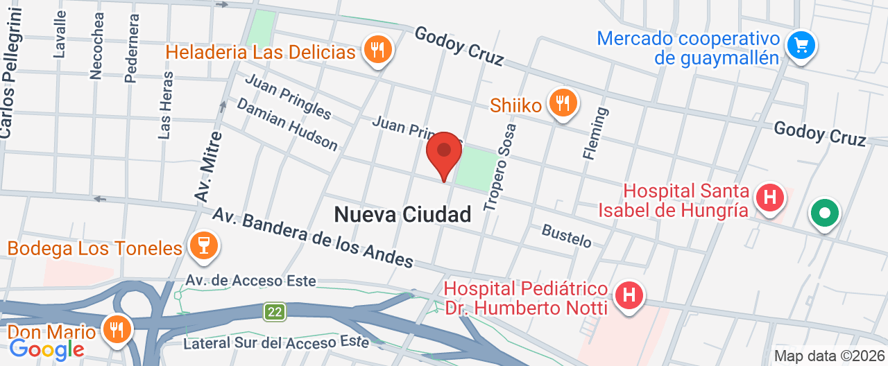 Mapa de la ubicación