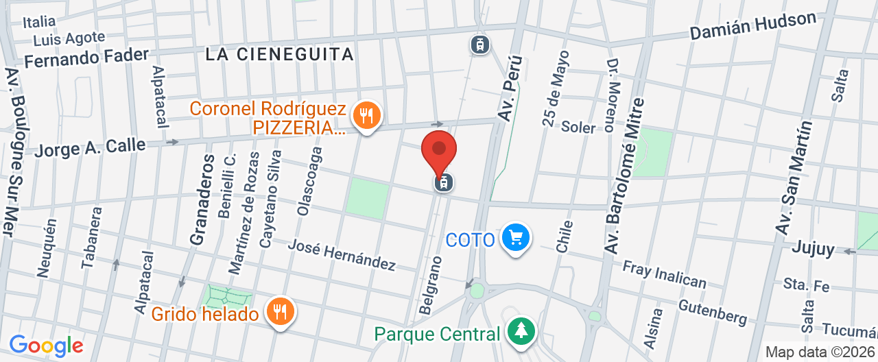 Mapa de la ubicación