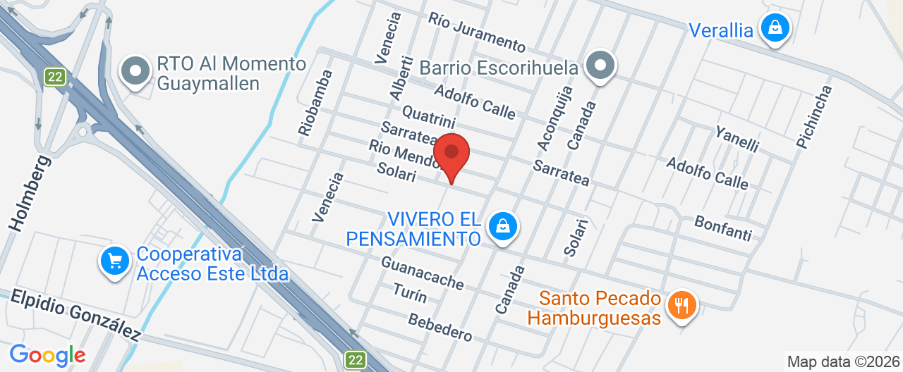 Mapa de la ubicación