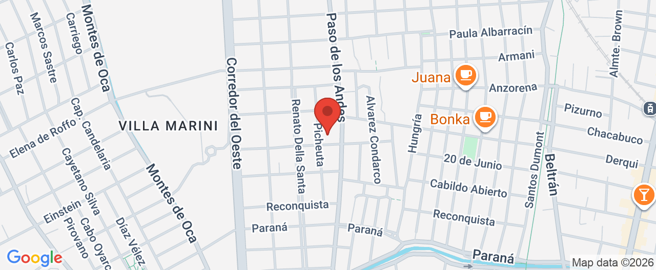 Mapa de la ubicación