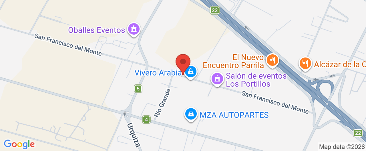 Mapa de la ubicación
