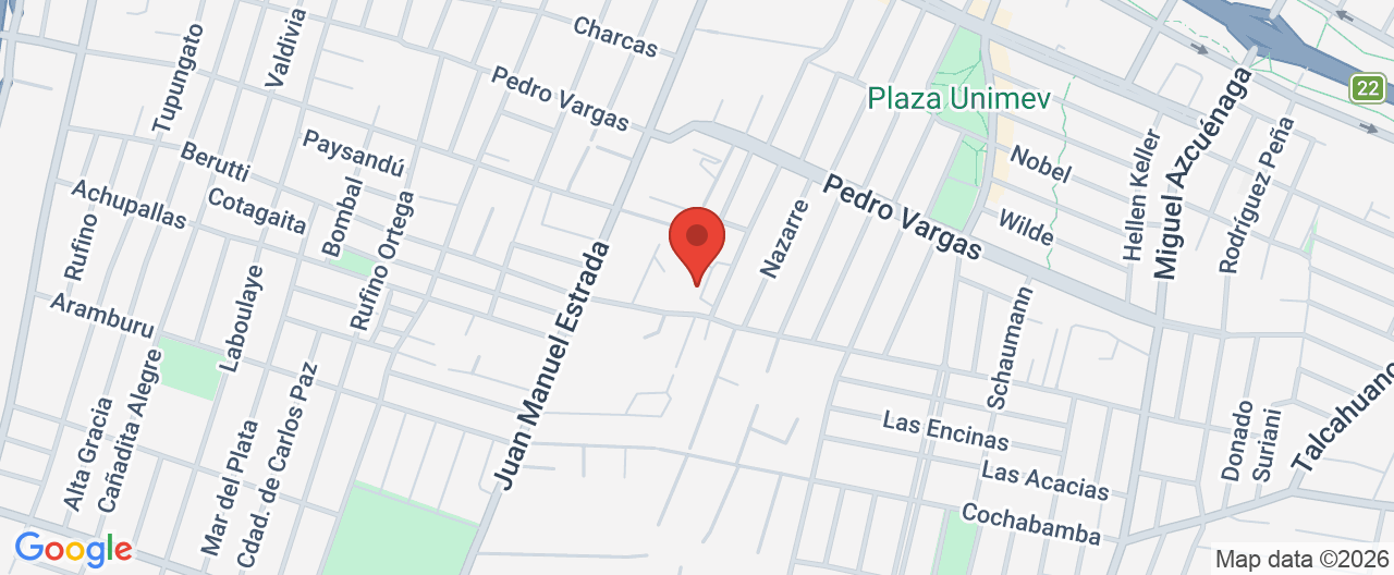 Mapa de la ubicación