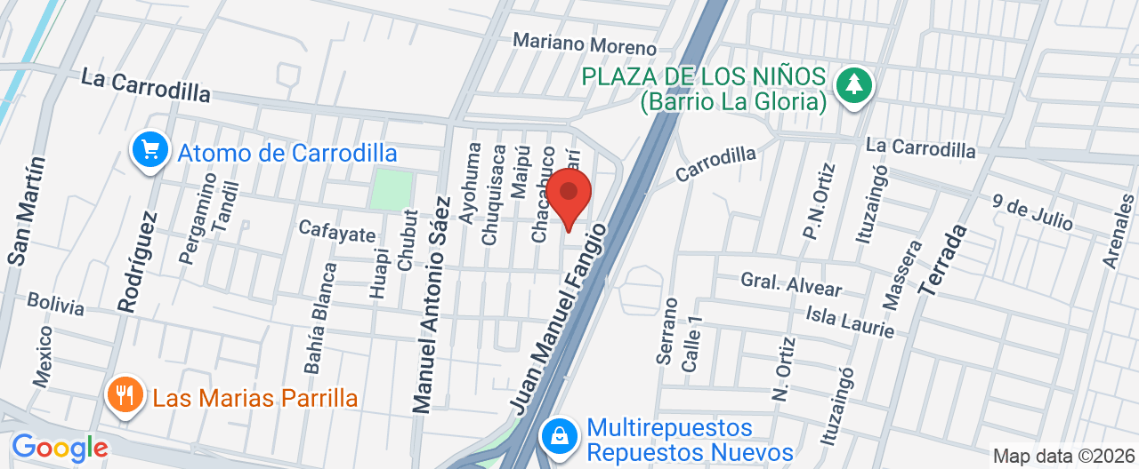 Mapa de la ubicación