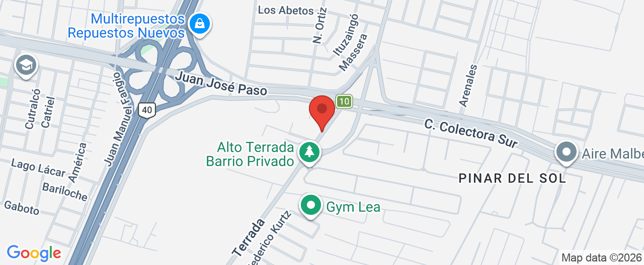 Mapa de la ubicación