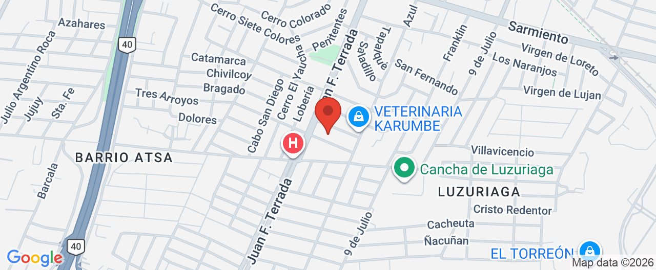 Mapa de la ubicación