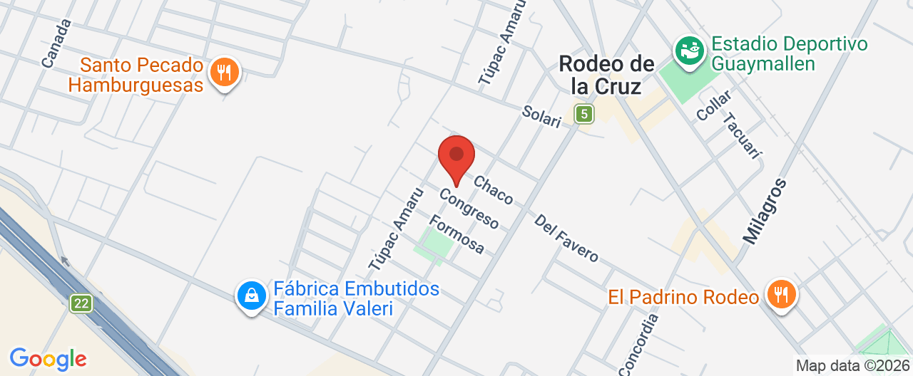 Mapa de la ubicación