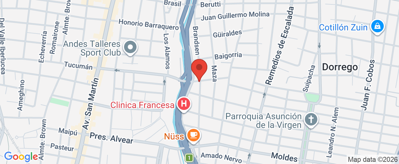 Mapa de la ubicación