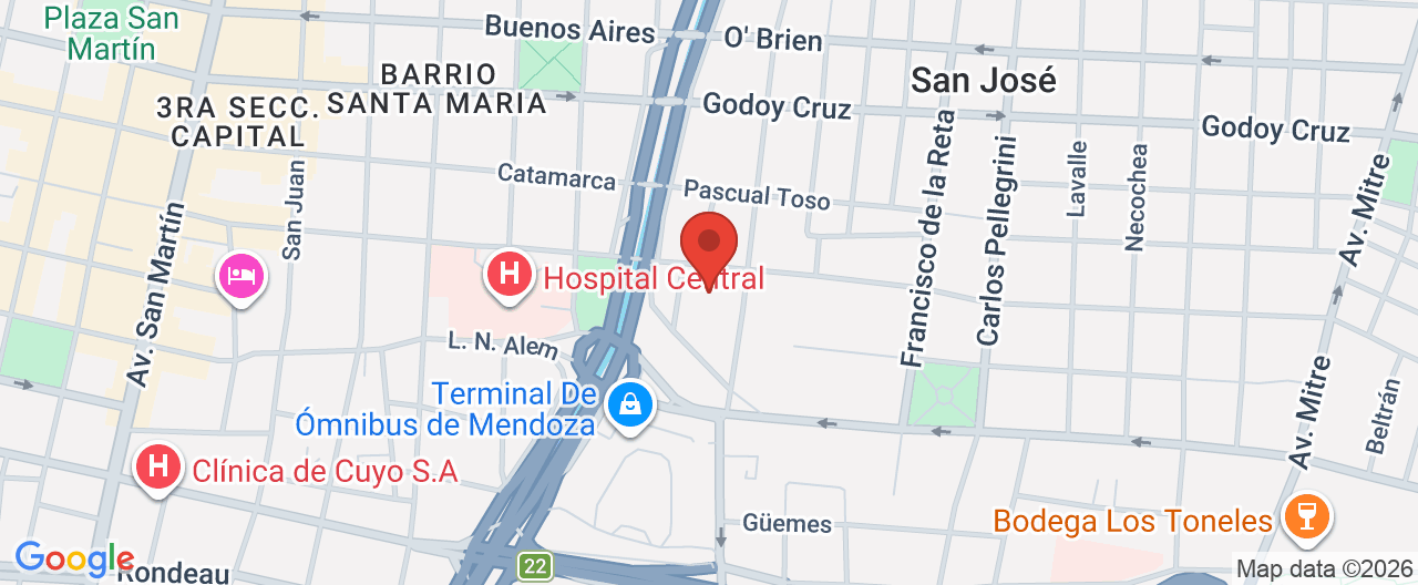 Mapa de la ubicación