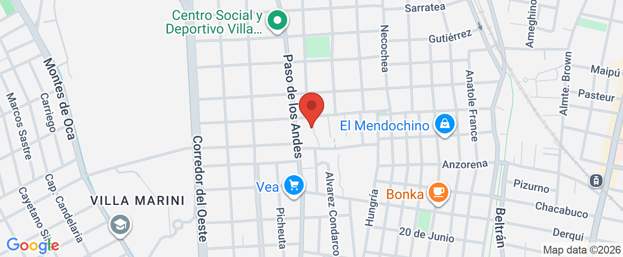 Mapa de la ubicación
