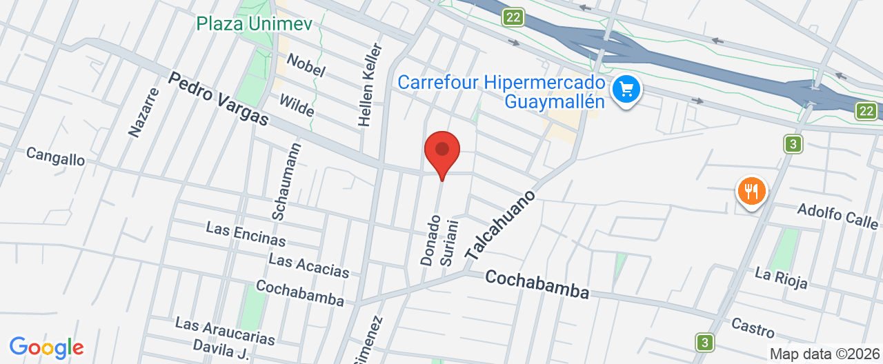 Mapa de la ubicación