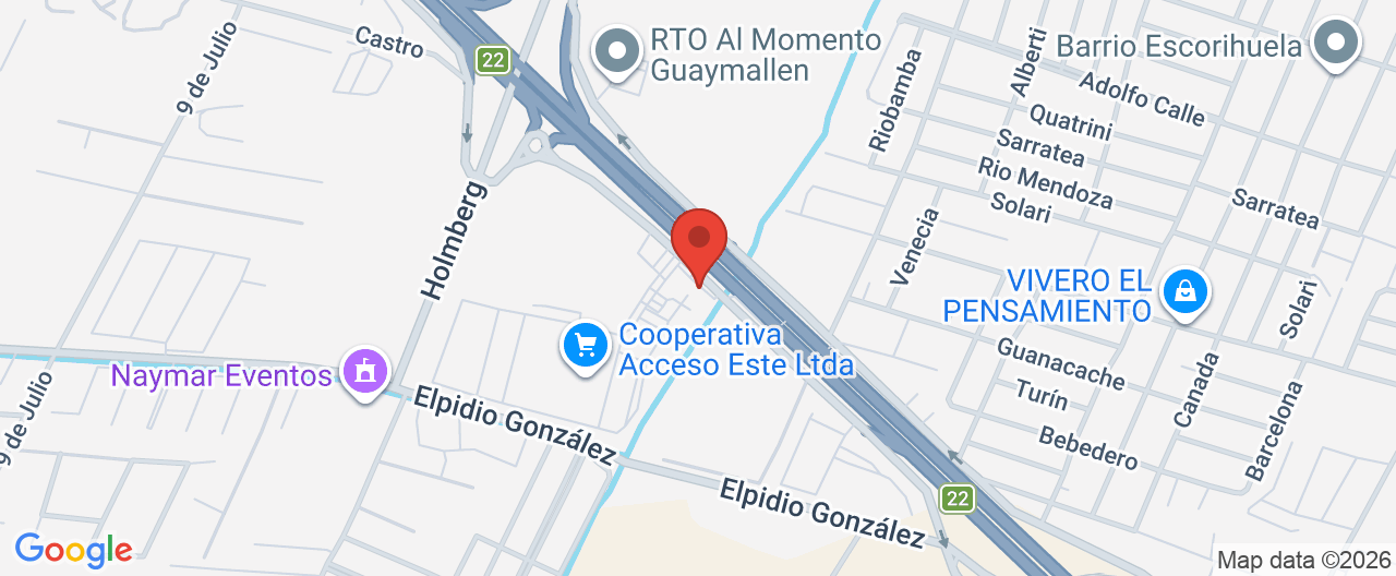 Mapa de la ubicación