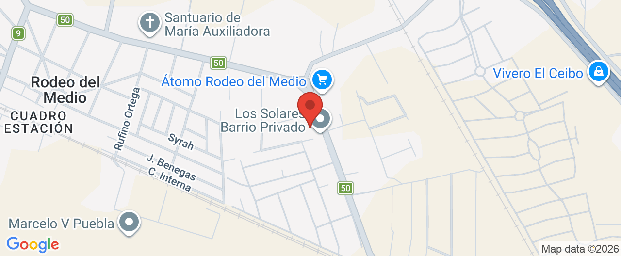 Mapa de la ubicación