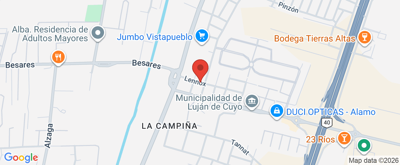 Mapa de la ubicación
