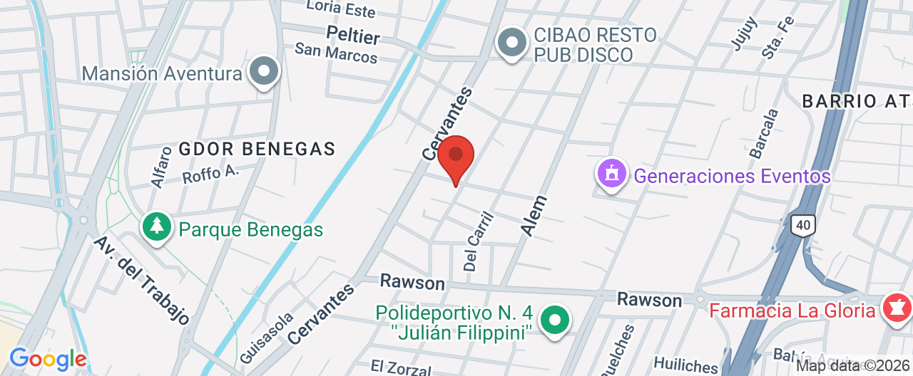 Mapa de la ubicación