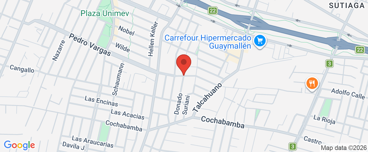 Mapa de la ubicación