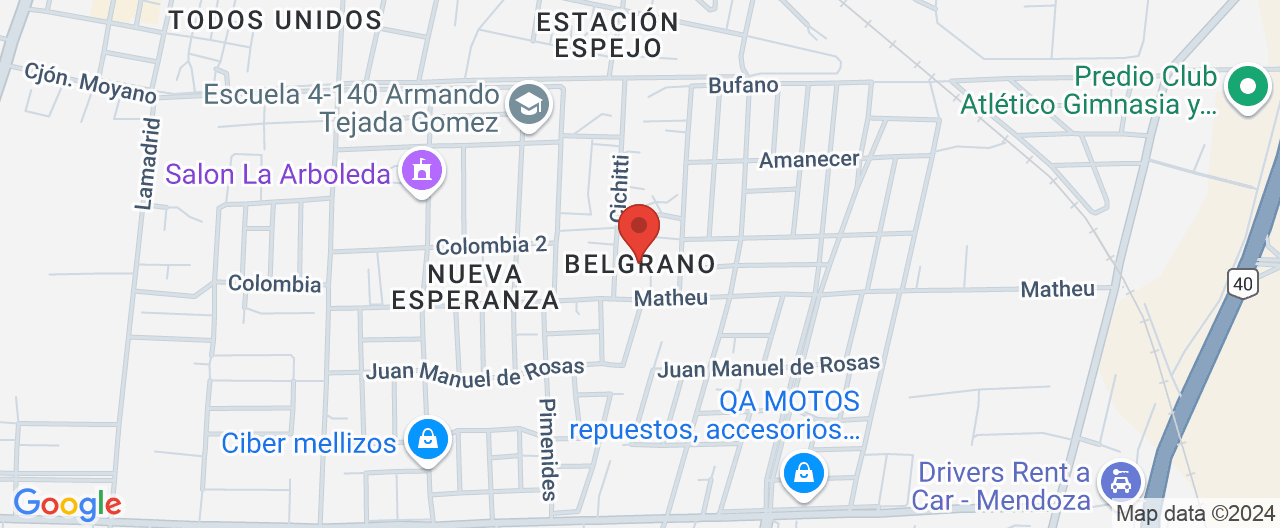 Mapa de la ubicación