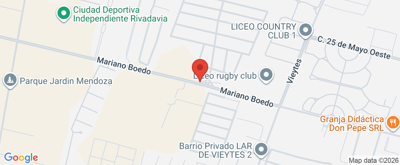 Mapa de la ubicación