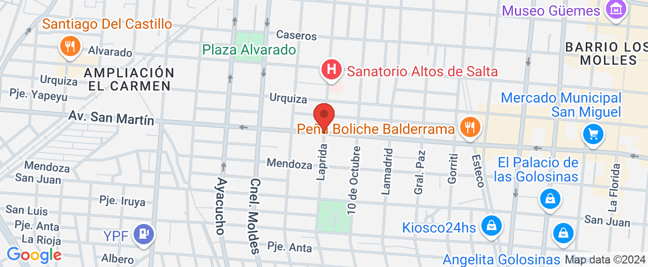 Mapa de la ubicación