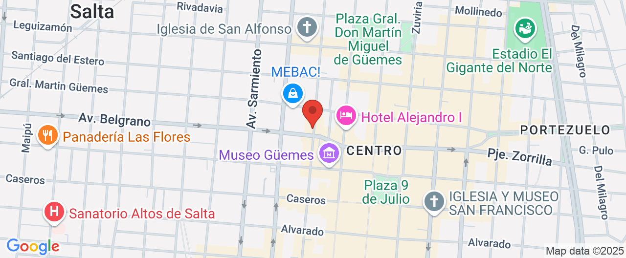 Mapa de la ubicación