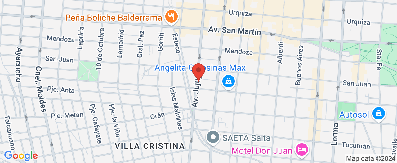 Mapa de la ubicación